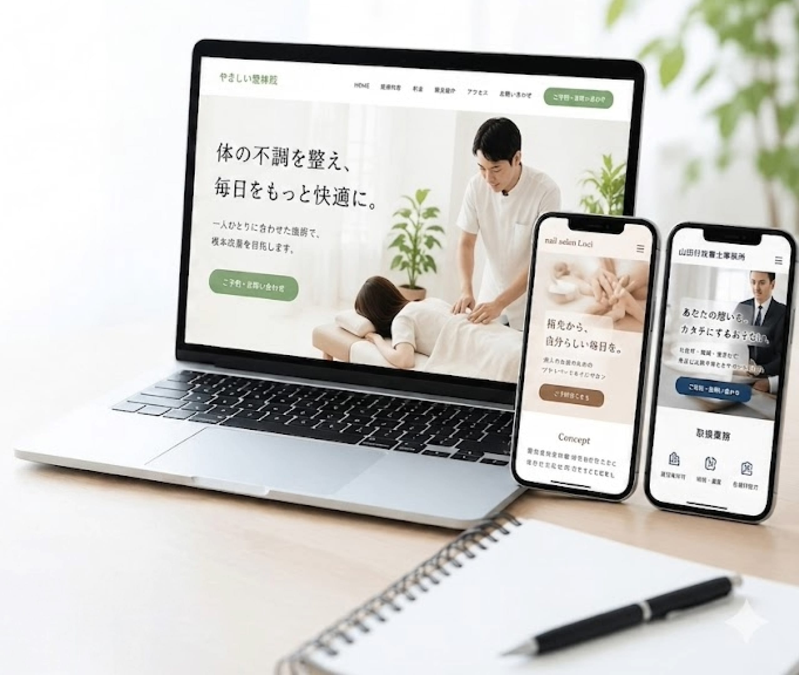 はじめのサイトパック 開業したばかりの個人事業主向けホームページ制作